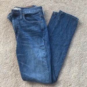 Madewell high rise slim boy jeans